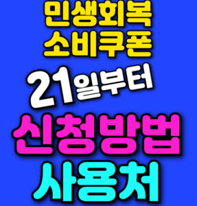민생회복지원금 사용처