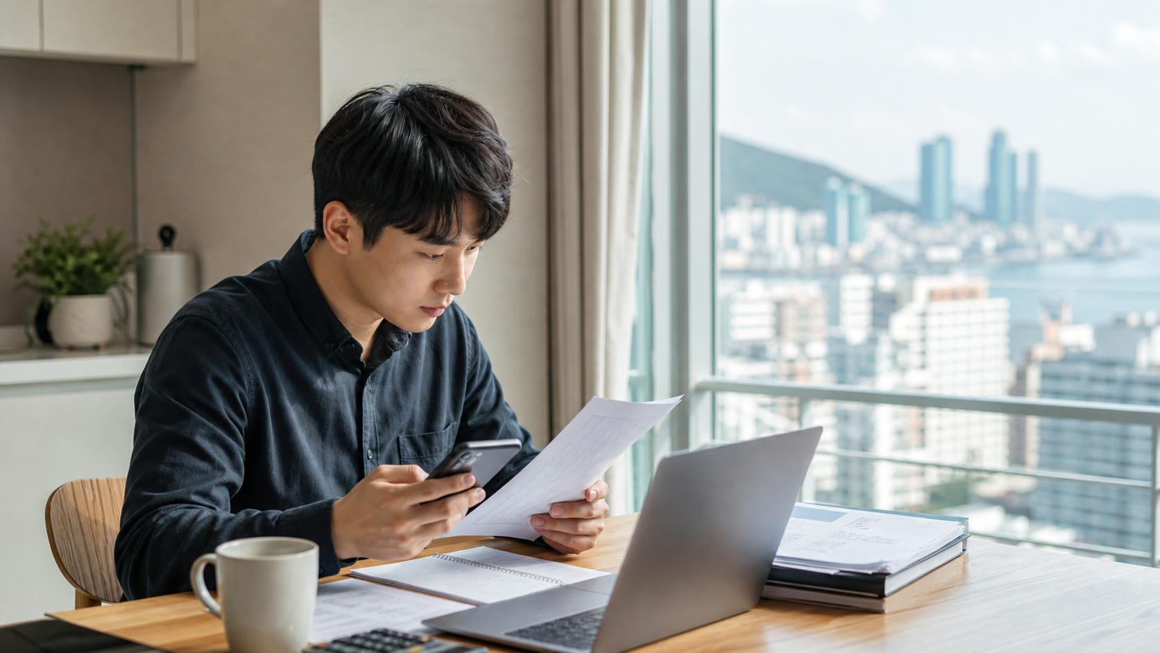 부산 머물자리론 7월 신청 임대차계약서 대출 신청 확인