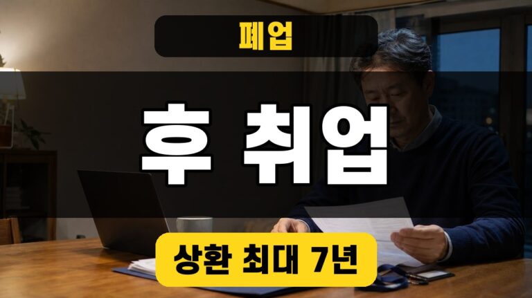 폐업 후 취업 정책자금 상환연장 2026, 신청 전 3가지 조건 대표 이미지