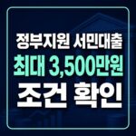 정부지원 서민대출 새희망홀씨Ⅱ 최대 3,500만원 조건 확인 썸네일