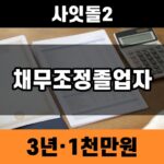 사잇돌2 채무조정졸업자 3년·1천만원 조건 썸네일