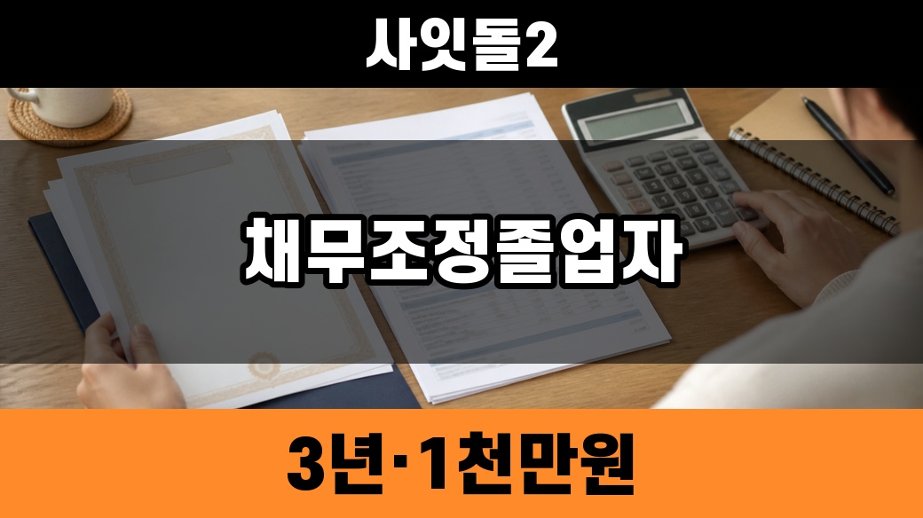사잇돌2 채무조정졸업자 조건 대표 이미지