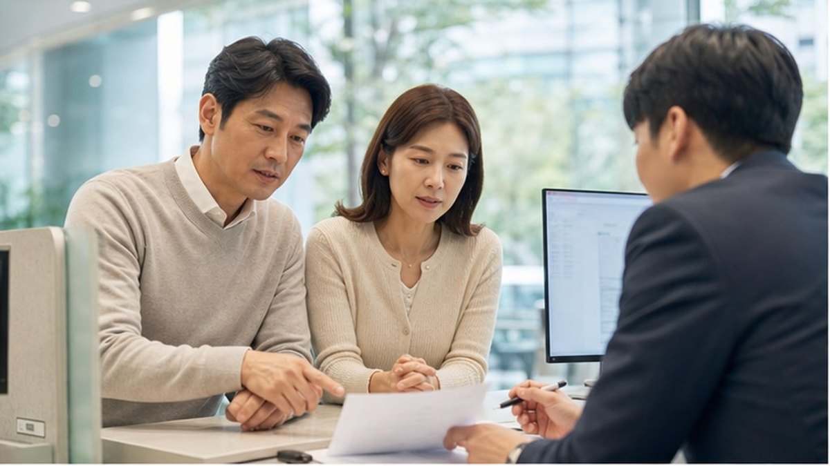 버팀목전세대출 성과급 소득 산정 은행 상담 장면