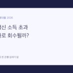 버팀목전세대출 갱신 소득 초과 대표 이미지