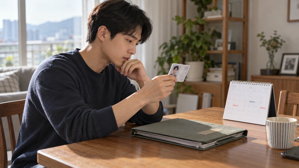 청년미래적금 병역기간 절차를 준비하는 장면